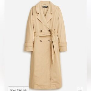 J. Crew Tan Trench Coat